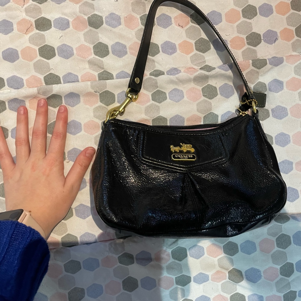 Mini Coach Shoulder Purse